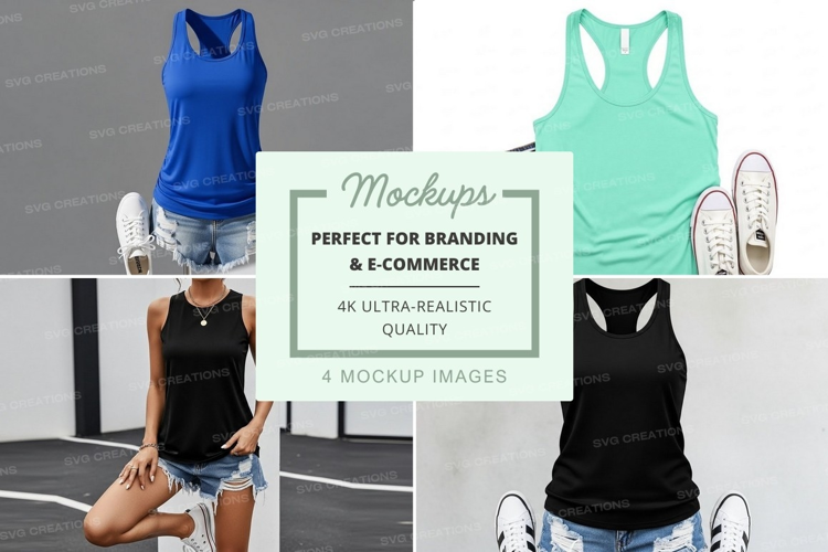 Casual athletic wear mockup