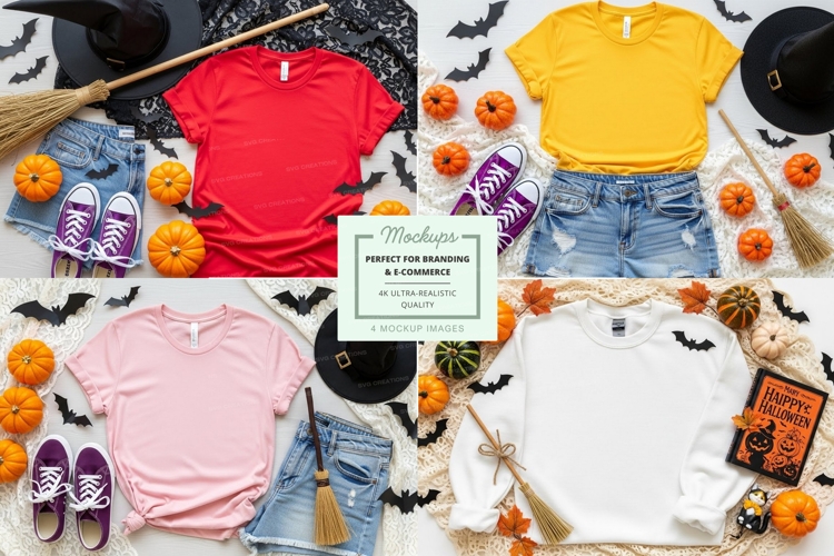 White Tshirt Mockup Image 9