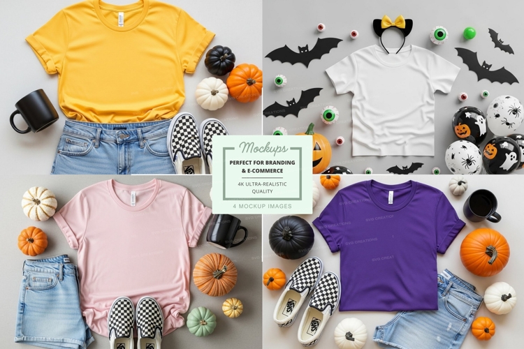 White Tshirt Mockup Image 22