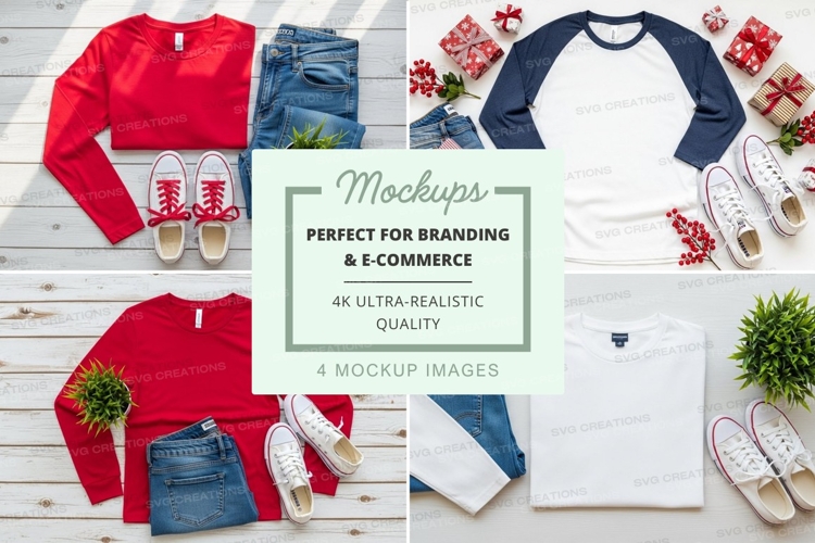 White Tshirt Mockup Image 23