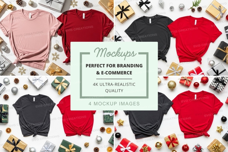 Black Tshirt Mockup Image 19