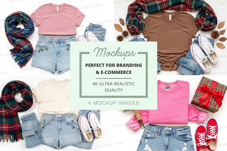 Clothing and accessories mockup