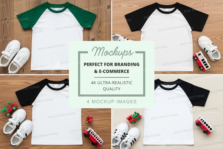 Black Tshirt Mockup Image 3