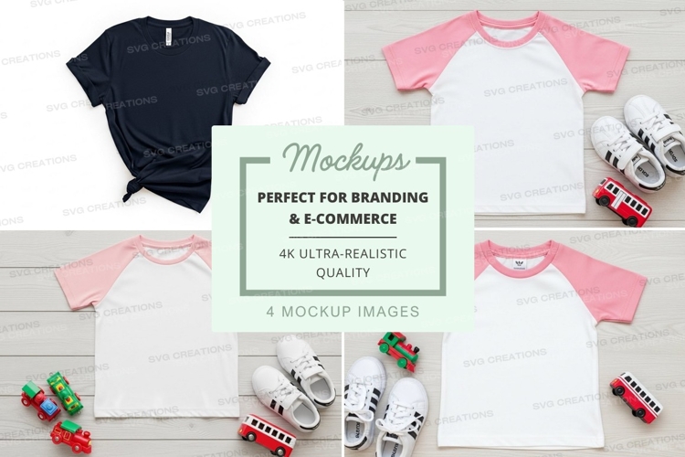 Black Tshirt Mockup Image 7