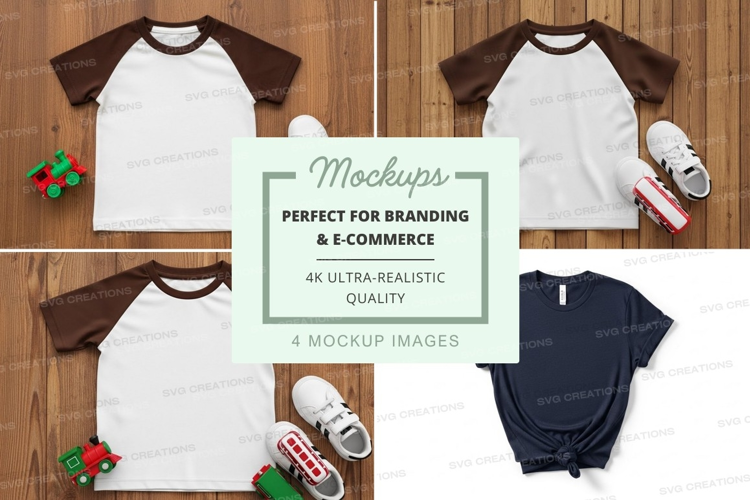 Baseball tee mockup with accessories