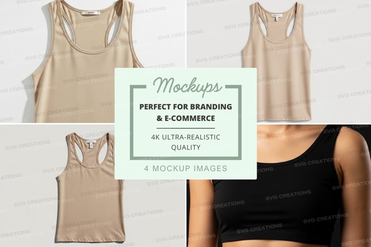 Tank top mockup collection