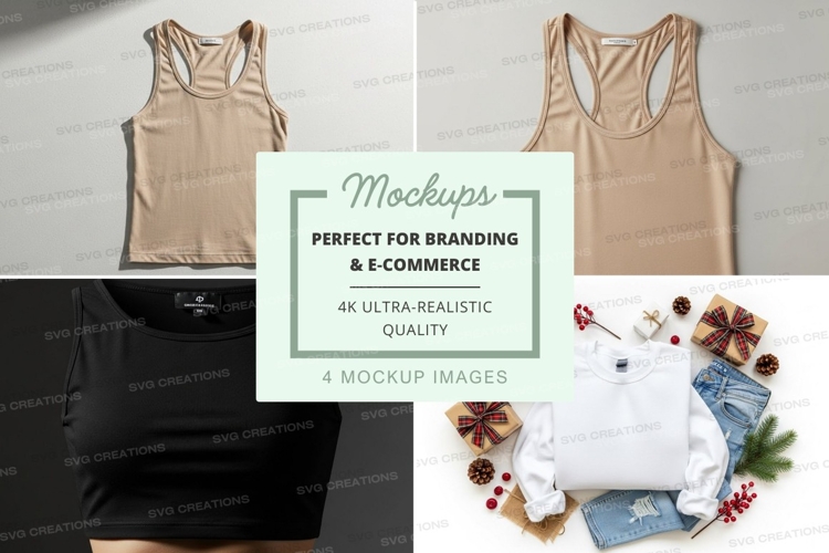 Tank top mockup collection
