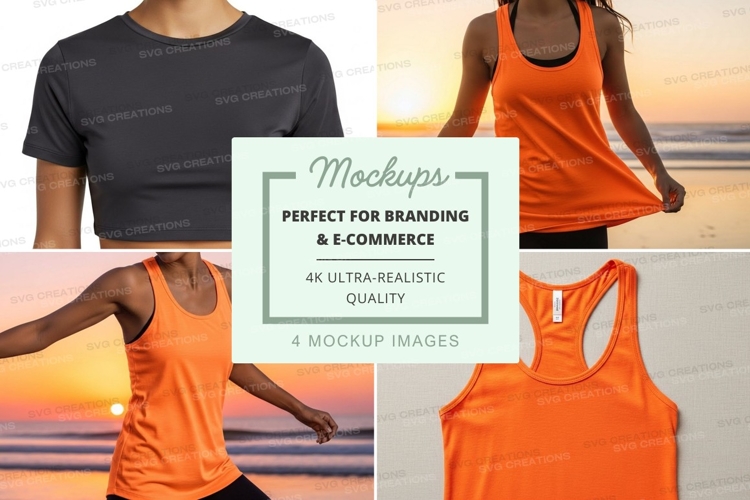 Tank top mockup collection