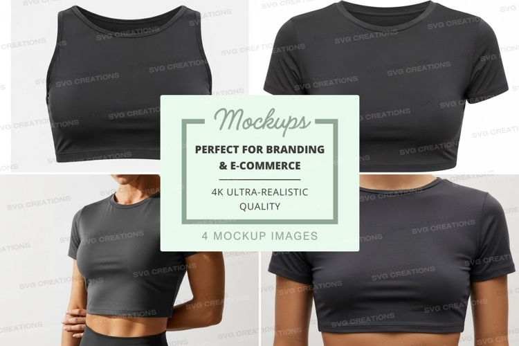 Crop Top Mockups Image 18