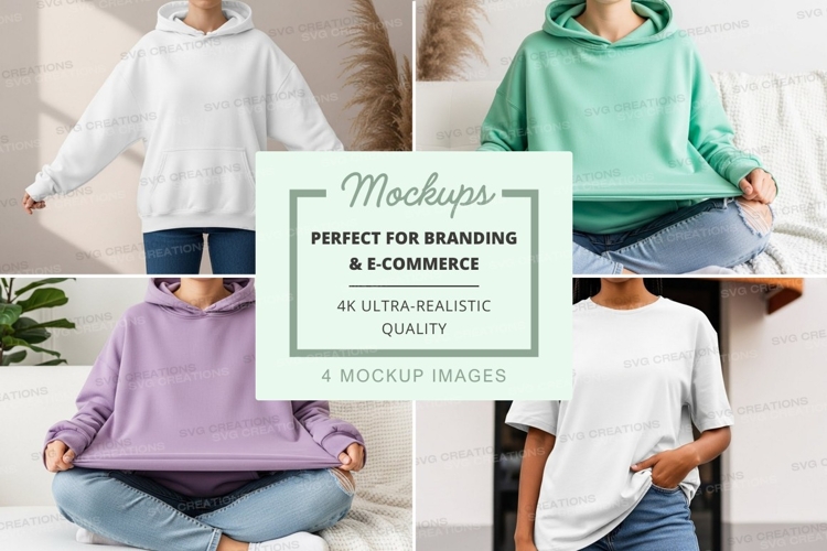 White Tshirt Mockup Image 15