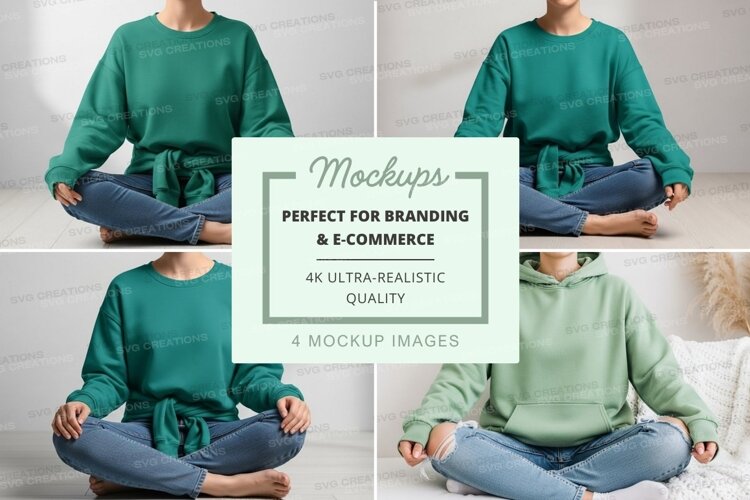 Mockup: relaxation and comfort in casual wear example image 1