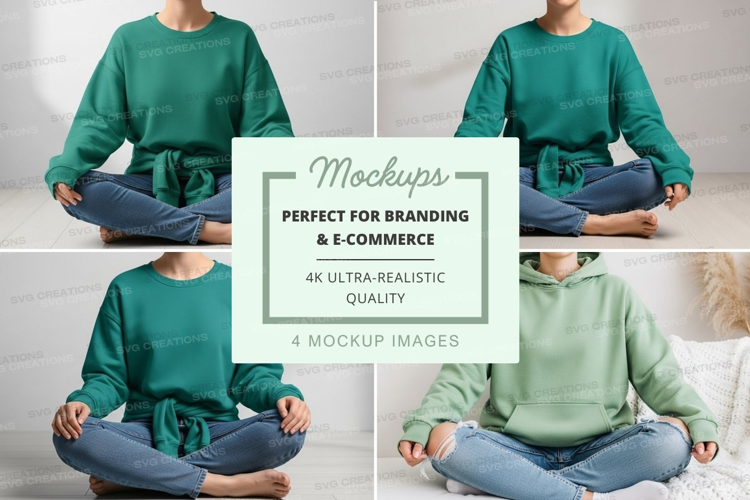 Mockup: relaxation and comfort in casual wear