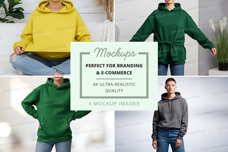 Casual hooded sweatshirts collection