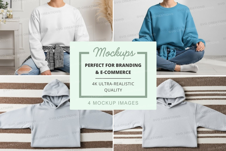 Mockup: relaxation and comfort in casual wear