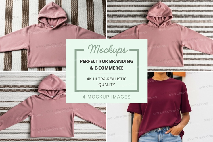 Mockup: hoodies and t-shirts collection
