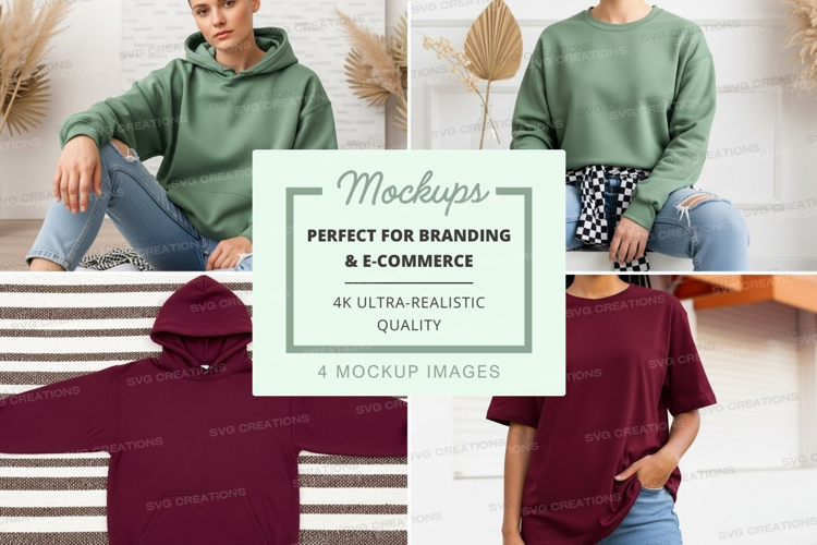 Mockup: casual wear collection