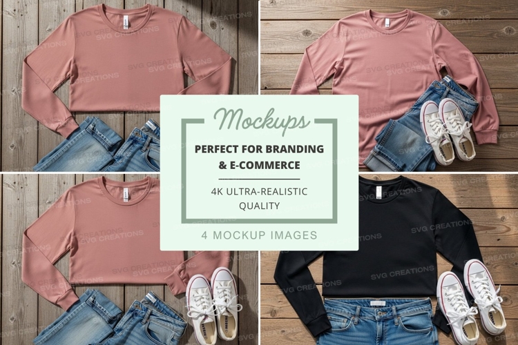 Black Tshirt Mockup Image 8