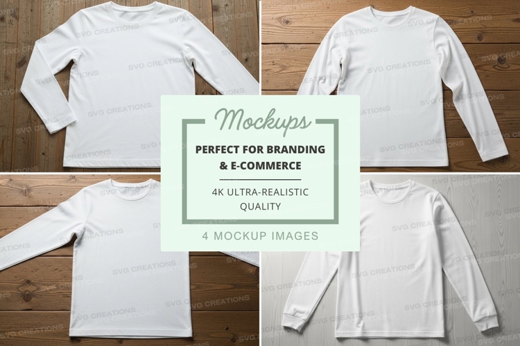 White Tshirt Mockup Image 24
