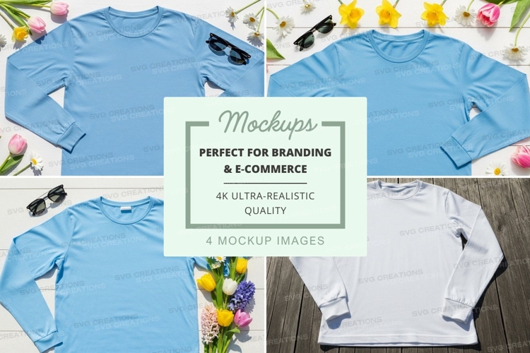 White Tshirt Mockup Image 15
