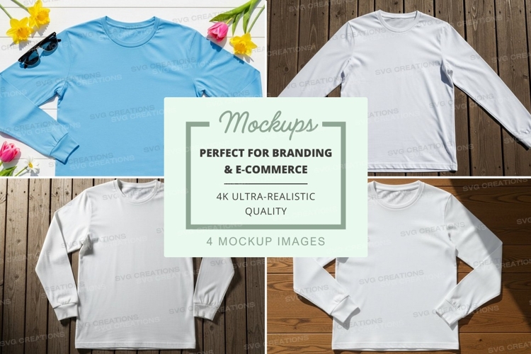 White Tshirt Mockup Image 14