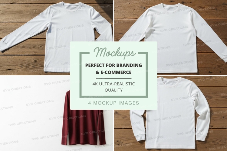 White Tshirt Mockup Image 11