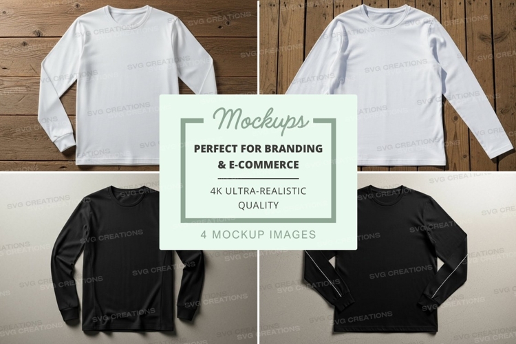 Black Tshirt Mockup Image 7