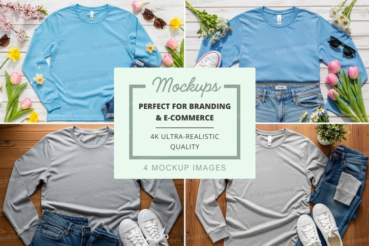 White Tshirt Mockup Image 11