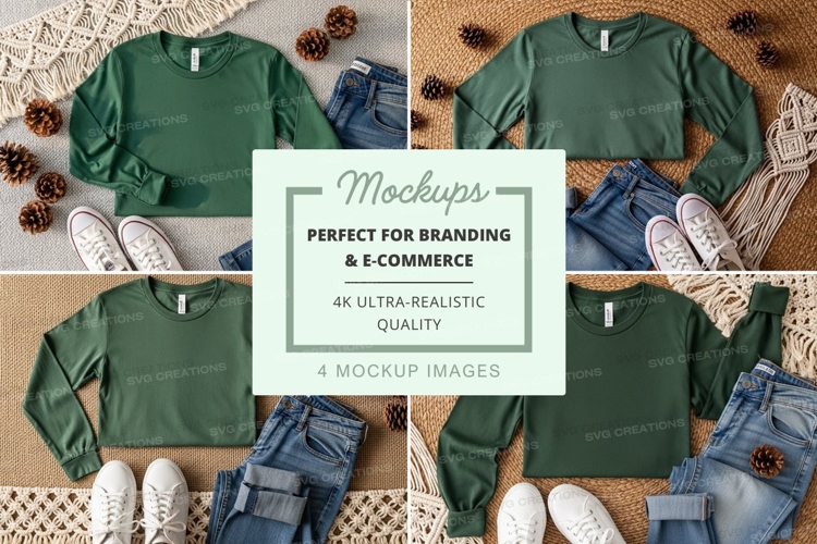 White Tshirt Mockup Image 16