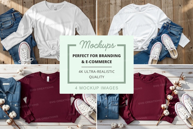 White Tshirt Mockup Image 10