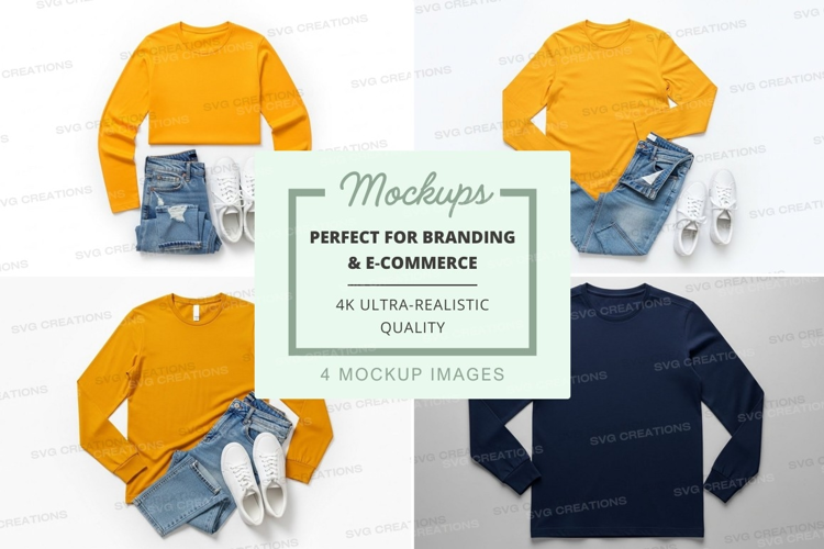 T-shirt mockup with accessories