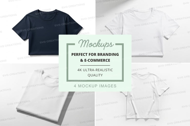 White Tshirt Mockup Image 24