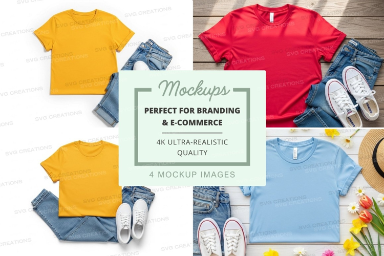 T-shirt mockup collection