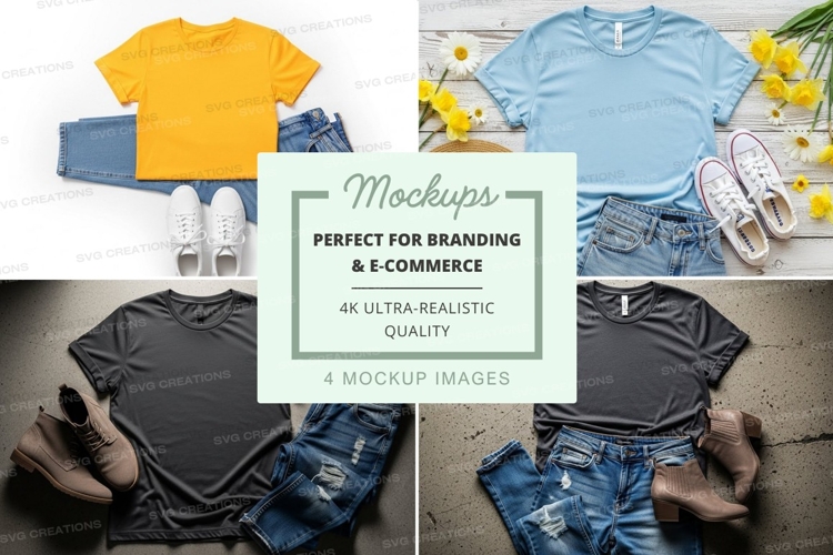T-shirt mockup collection