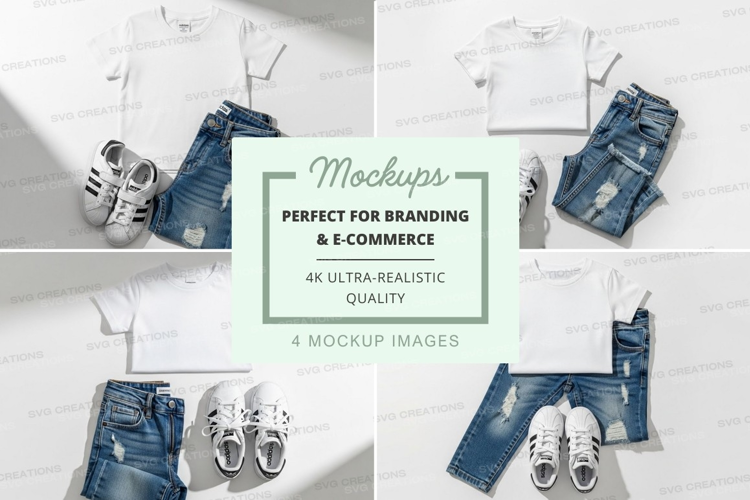Clothing and accessories mockup
