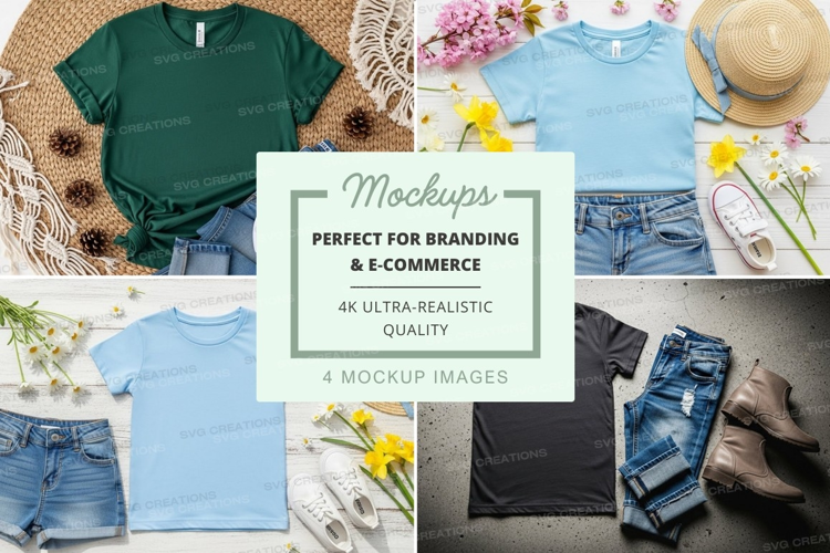 T-shirt mockup collection