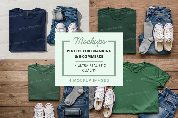 Clothing and accessory mockup