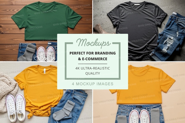 T-shirt mockup collection
