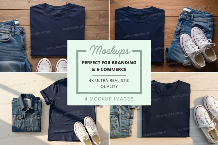 Clothing and footwear mockup