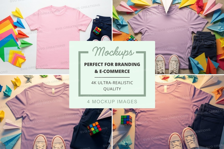 T-shirt mockup with pride theme
