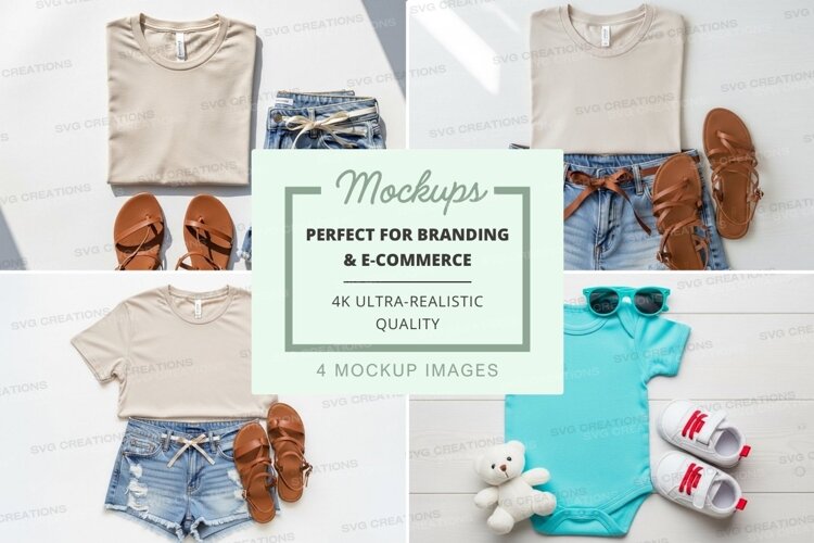 Children's clothing mockup example image 1