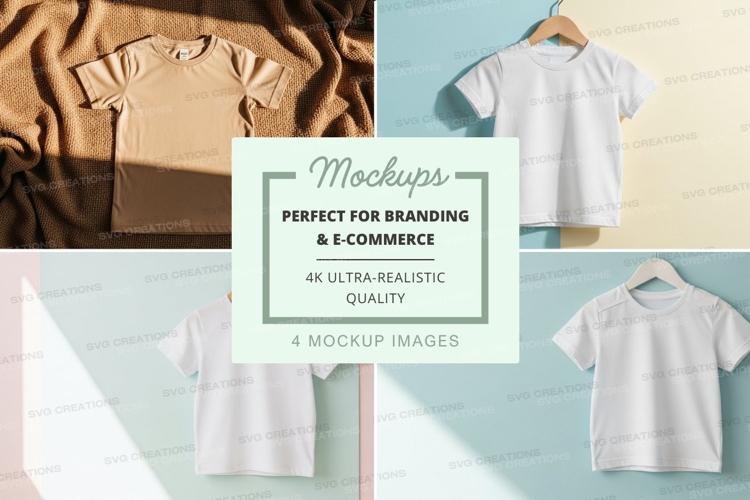 White Tshirt Mockup Image 20