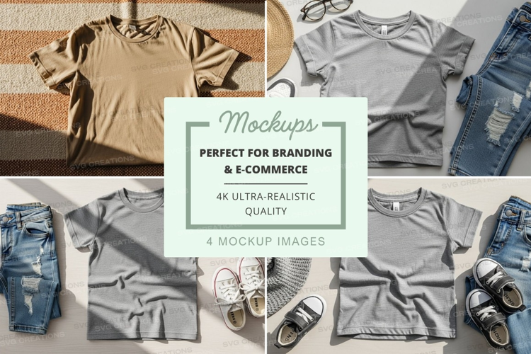 T-shirt mockup collection