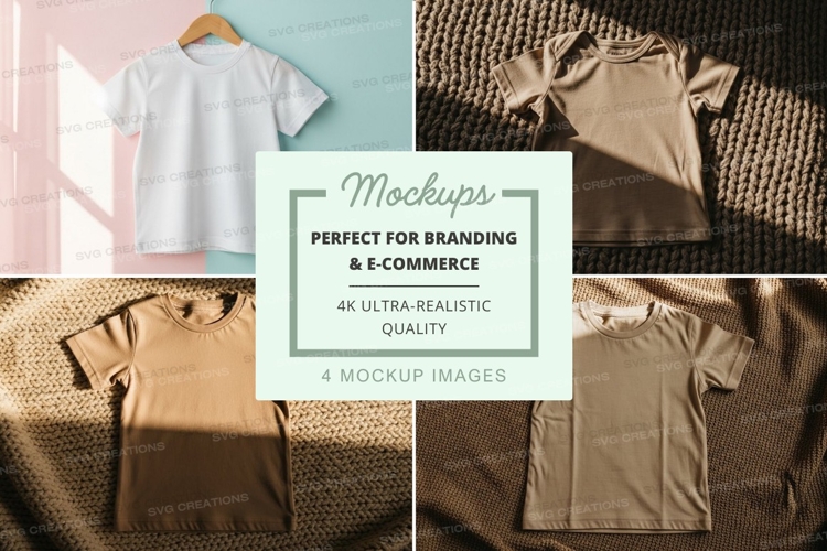 White Tshirt Mockup Image 22