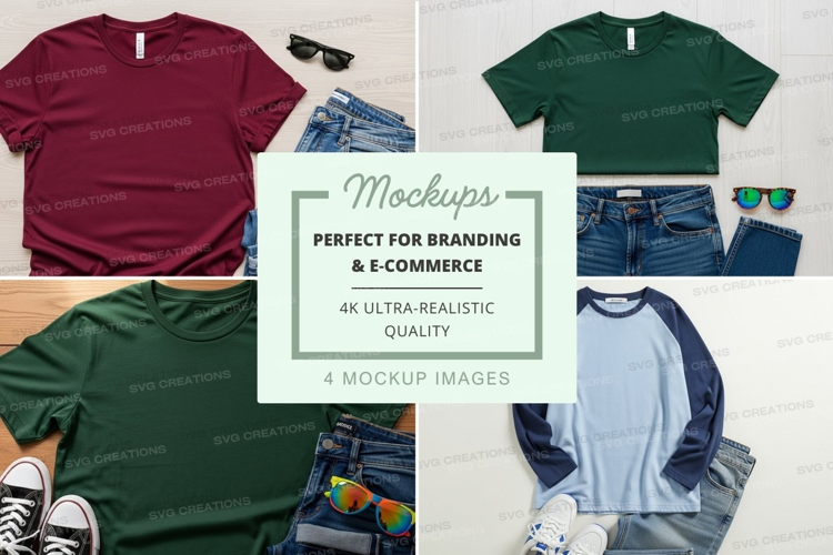 T-shirt mockup collection