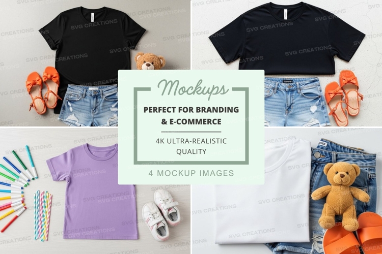 White Tshirt Mockup Image 5