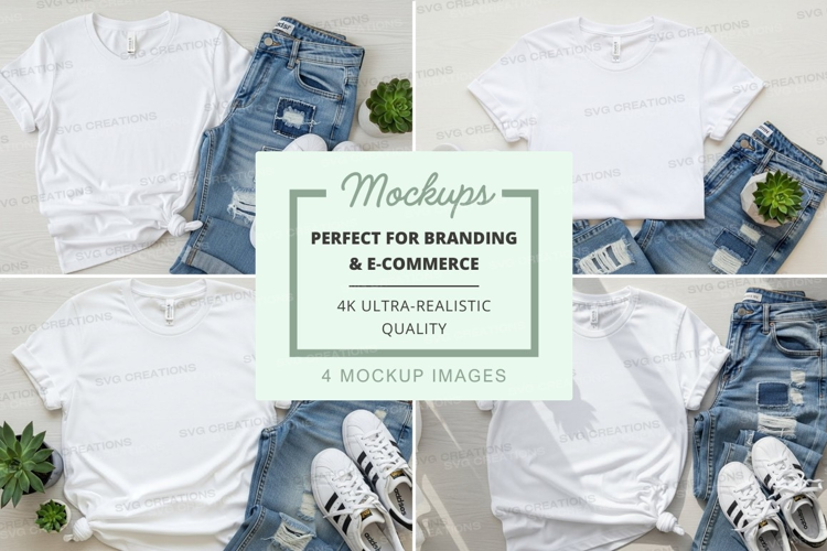 Clothing and footwear mockup