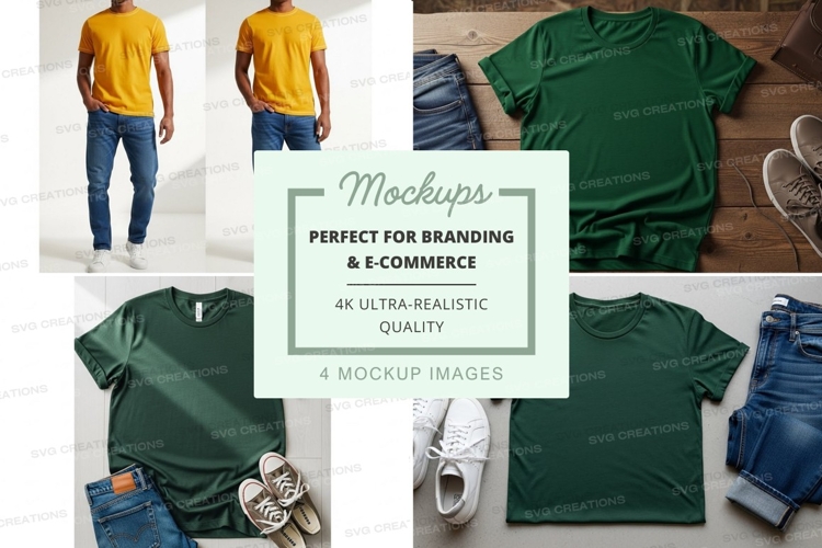 T-shirt mockup collection