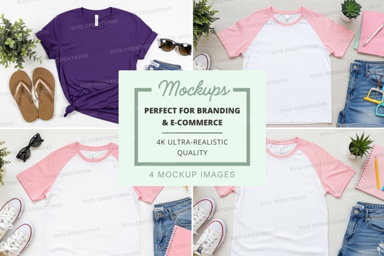 White Tshirt Mockup Image 5