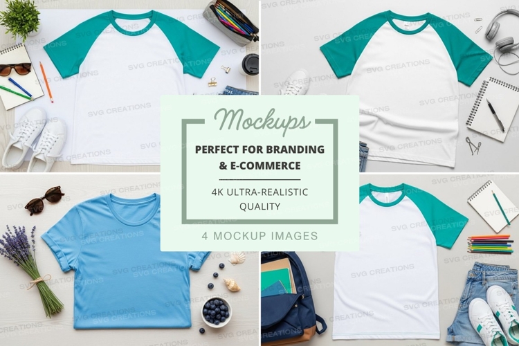 White Tshirt Mockup Image 3