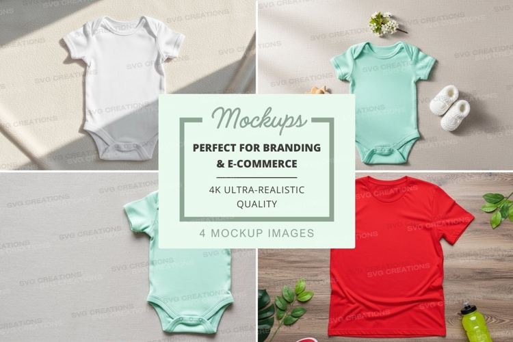 White Tshirt Mockup Image 2